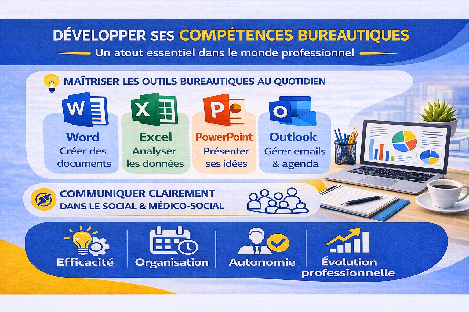Développer ses compétences bureautiques : un atout essentiel dans le monde professionnel