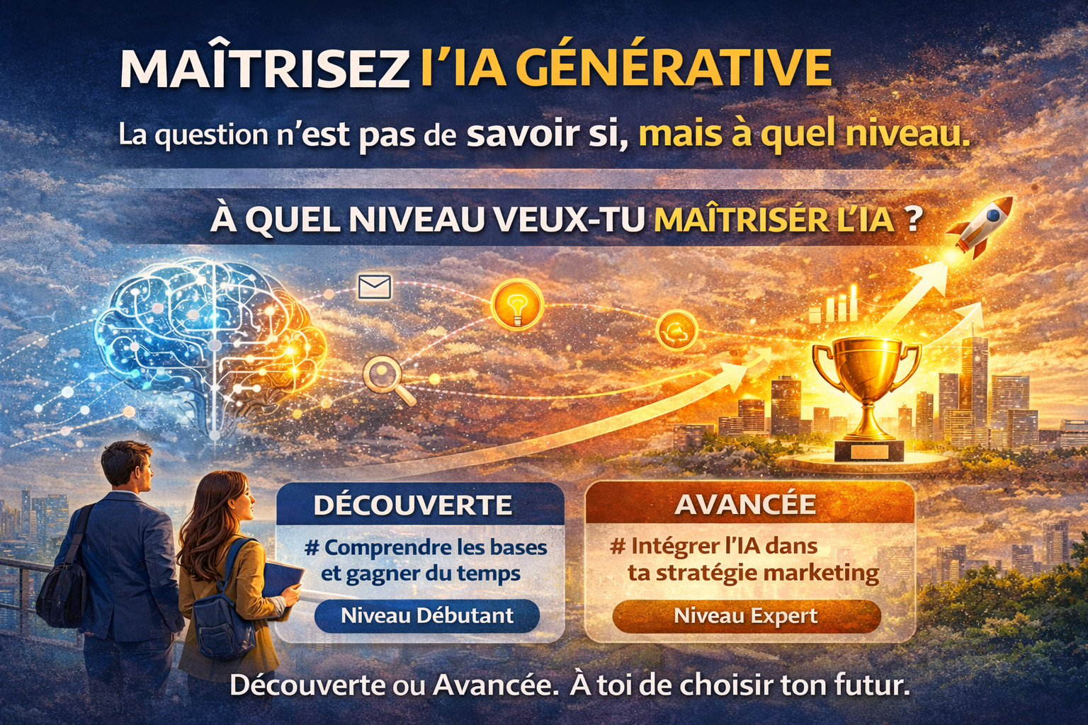 L’IA Générative : pourquoi les métiers du marketing et de la communication doivent s’y former dès maintenant